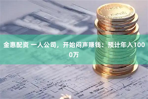 金惠配资 一人公司，开始闷声赚钱：预计年入1000万