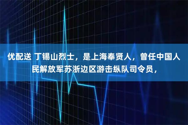 优配送 丁锡山烈士，是上海奉贤人，曾任中国人民解放军苏浙边区游击纵队司令员，