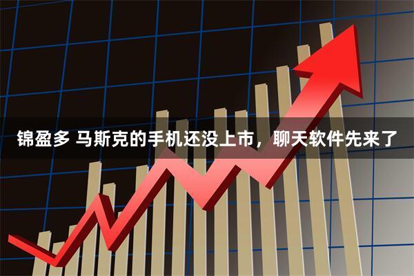 锦盈多 马斯克的手机还没上市，聊天软件先来了