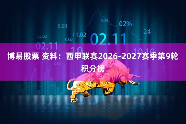 博易股票 资料：西甲联赛2026-2027赛季第9轮积分榜